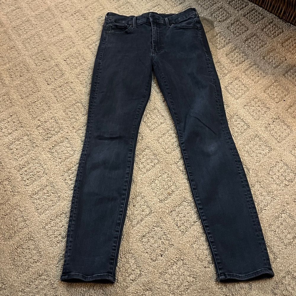 Mother Jeans The Looker High-Waisted Skinny Women’s Size 26 - Blackbird Wash